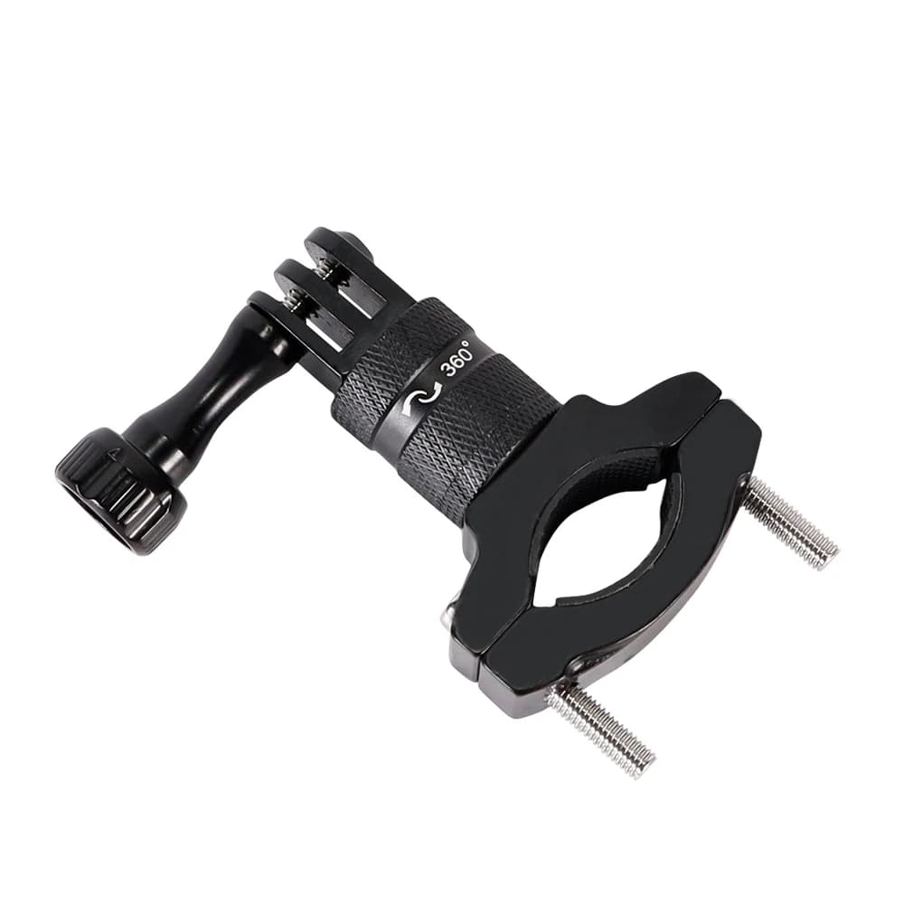 Kaliou G182 High Quality Durable Aluminum Alloy Bike Handlebar Mount for Camera with 360 Degree Rotation Clip