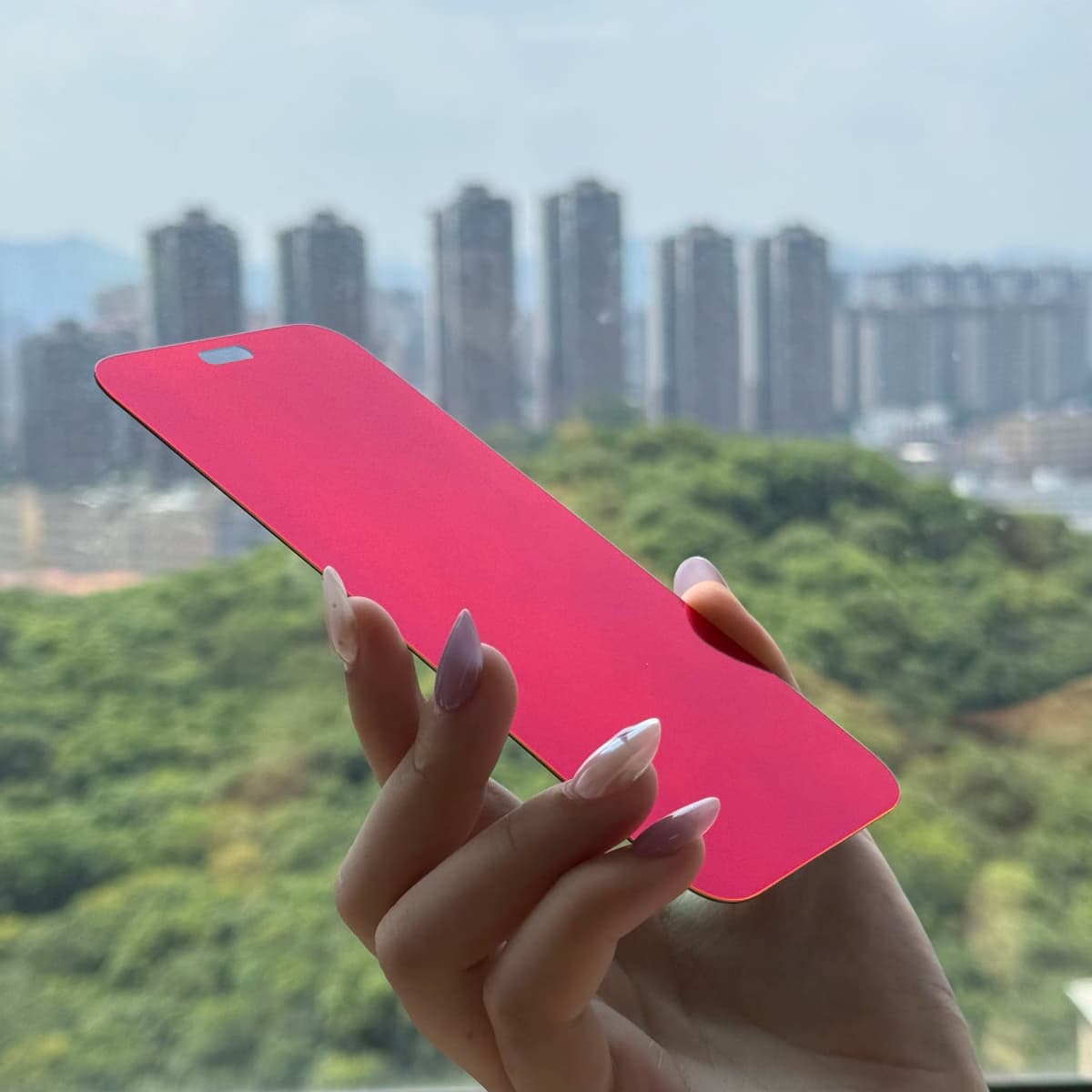 Hot Sale Red Privacy Screen Protector Tempered Glass Screen Protector 9H Anti-Spy Full Coverage for iPhone 18 17 16 15 14 ProMax