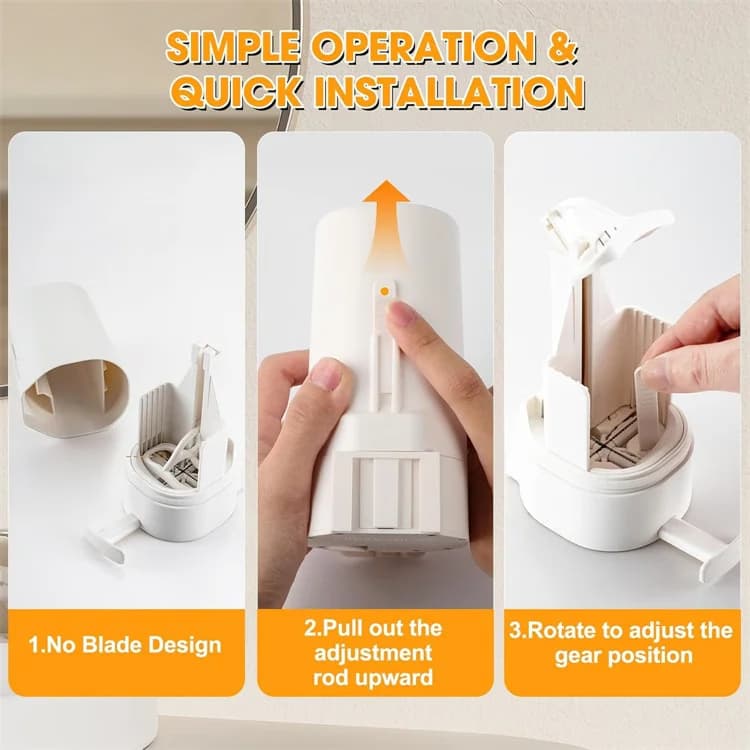 Wall-Mounted Plastic Hard Soap Grinder Dispenser No-Drill Bar Soap Shaver and Dispenser Waterproof Bathroom Accessory for Home