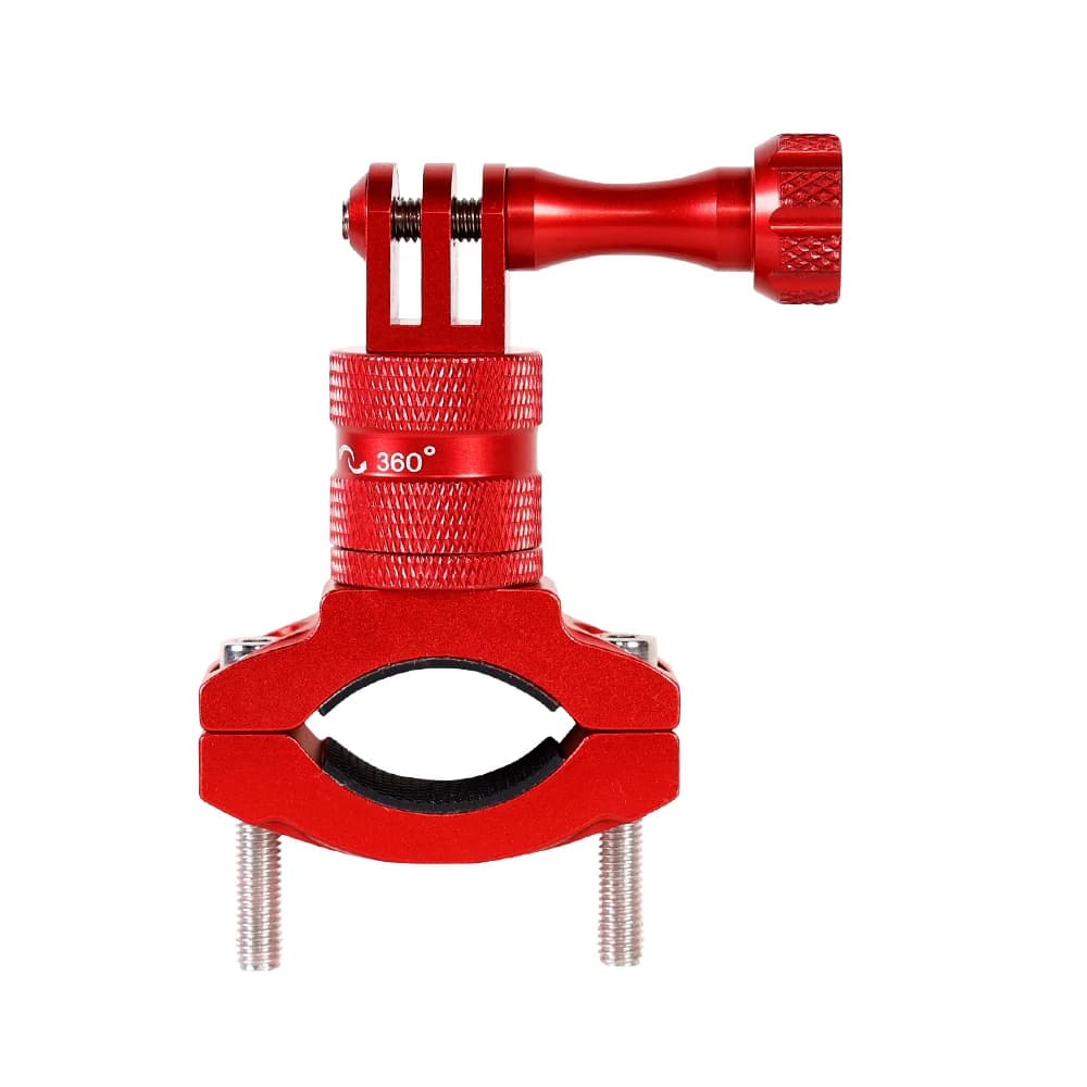 Kaliou G182 High Quality Durable Aluminum Alloy Bike Handlebar Mount for Camera with 360 Degree Rotation Clip