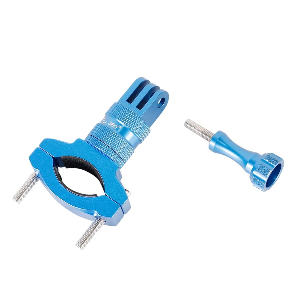 Kaliou G182 High Quality Durable Aluminum Alloy Bike Handlebar Mount for Camera with 360 Degree Rotation Clip